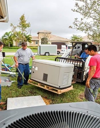 Home Generator, Connecting Generator To House, Generac Generator, Backup Generator Home, Whole Home Backup Generator, Whole House Generators, Natural Gas Generator, Concrete Pad, Gas Generator