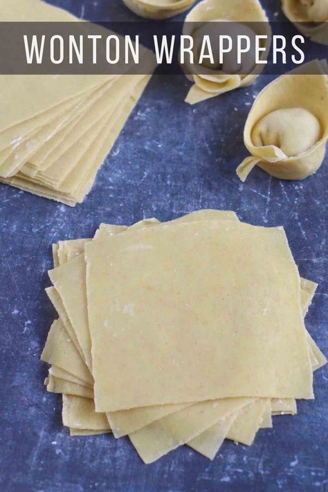 Egg Wonton Wrapper Recipes, Best Wonton Recipe, Wonton Dough Recipe, Eggroll Filling Recipe, Homemade Wonton Soup Recipe, Wong Tong Wrappers Recipes, How To Make Wonton Wrappers, Wonton Wrapper Recipe, Wanton Wrapper Recipes Easy