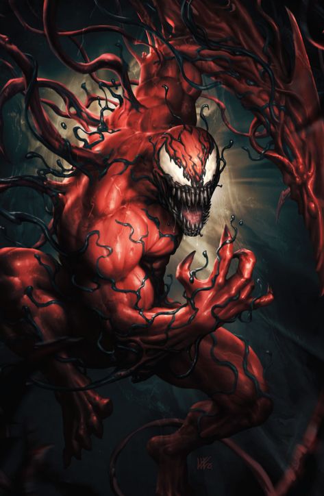 Carnage Symbiote, Carnage Marvel, Symbiotes Marvel, Venom Art, Marvel Venom, Marvel Villains, Marvel Comics Art, Super Villains, Spiderman Art