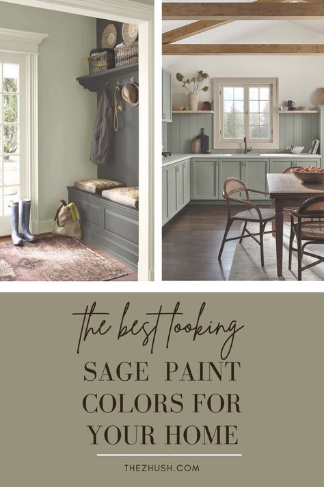 Beautiful pale green sage wall paint colors for your walls. Find the prettiest inspiration and paint colors for your next home decor project. Pale Sage Paint Colors, Behr Sage Green, Sage Wall Paint, Sage Green Wall Paint, Pale Green Walls, Green Wall Paint, Green Wall Paint Colors, Sage Paint Color, Sage Green Paint Color