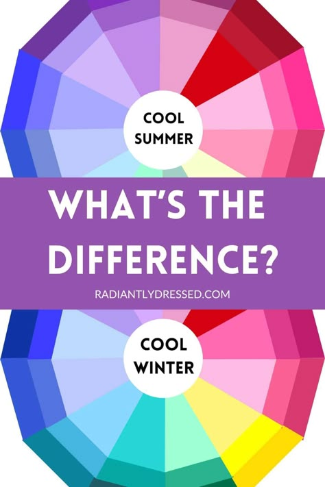 Are you a Cool Summer or a Cool Winter? Dive into the distinct differences between these color seasons and how they can dramatically enhance your natural beauty. Learn to identify your color season with specific tests, understand the significant impact of selecting the right hues, and choose the best neutrals for your skin tone. Embrace the transformative power of aligning your wardrobe with your true colors and boost your confidence effortlessly! Summer Or Winter Skin Tone, Radiantly Dressed Summer, How To Choose Clothing Colors For Your Skin Tone, Summer Skin Tone Color Palette, Winter Vs Summer Color Analysis, Cool Winter Vs Cool Summer, True Summer Vs True Winter, Cool Winter Skin Tone, Cool Skin Tone Clothes