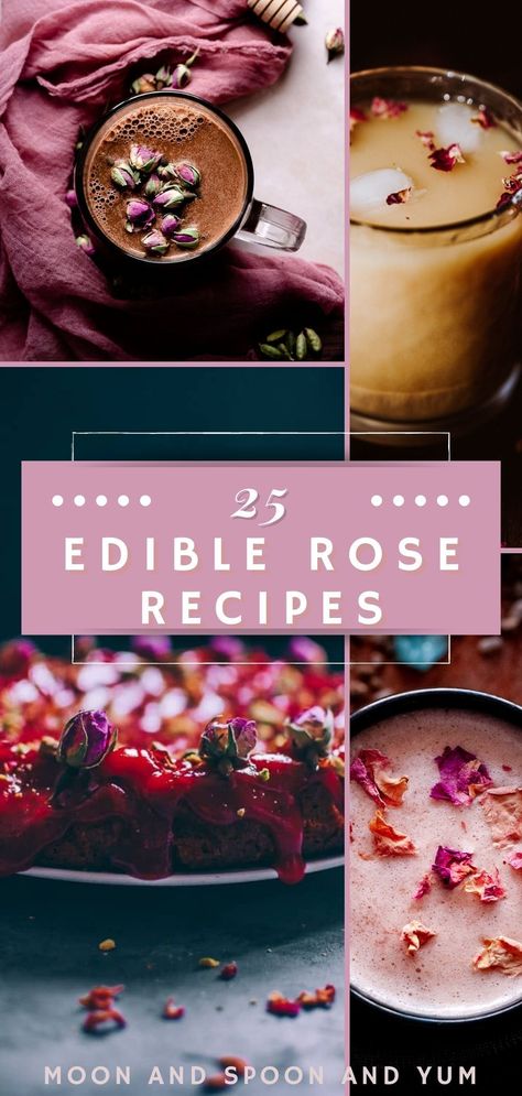 Rose Petal Recipes Food, How To Use Dried Rose Petals, Edible Flowers Recipes Food Art, Rose Petal Cookies, Dried Rose Petal Recipes, Dried Rose Petal Uses, Rose Petal Tea Recipes, Rose Petals Recipes, Wild Rose Recipes