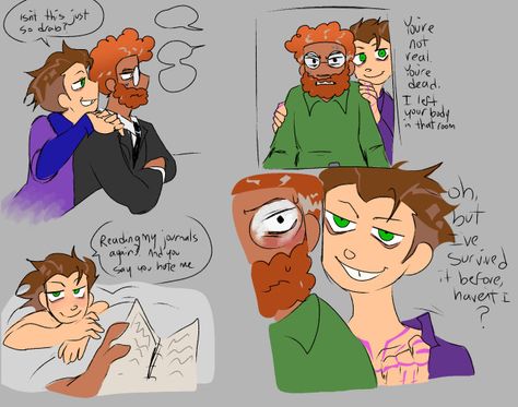 Henry Emily Meeting Afton, Henry Emily, Dave Miller, Henry Williams, William Afton, Fnaf Funny, Willy Wonka, Fnaf Art, British Men