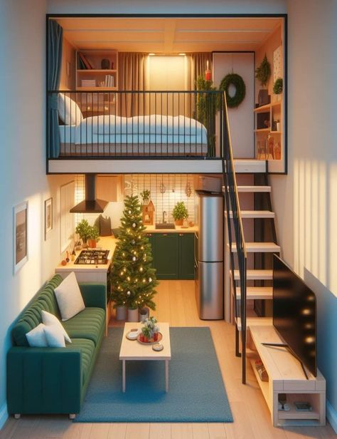 Small Loft House Design, Tiny House California, Small Loft Apartments, House California, Main Gates, Tiny Loft, Loft House Design, Gates Design, Tiny House Luxury