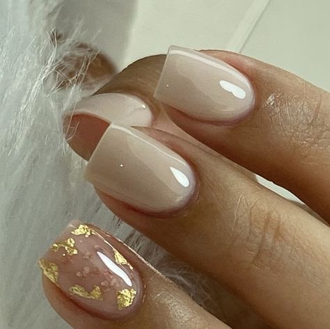 Gel Polish Acrylic Nails, Fall Dipped Nails Ideas Short, Simple Wedding Guest Nails, Gel Nail Designs Natural Nails, How To Gel Nails, Cute Natural Nails, Cute Manicure Ideas, Square Nails Design Ideas, Ideas Para Uñas