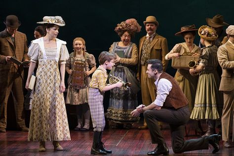 Costume pieces created by CMU drama faculty and students featured in the Tony-nominated revival of "The Music Man." Hugh Jackman Broadway, Music Man Musical, Music Man Costumes, Musical Costumes, Winter Garden Theatre, Broadway Tickets, Sutton Foster, The Music Man, Music Man