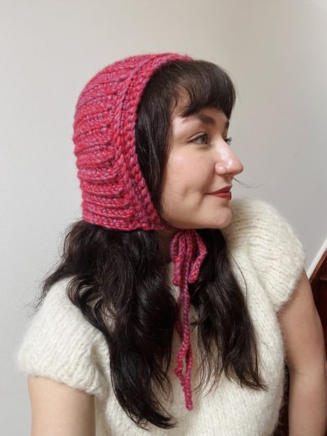 be my baby bonnet — material grrrlz Crochet Headwarmer Free Pattern, Gen Z Crochet Patterns, Crochet Hat Styles, Crochet Bonnet Adult, Crochet Winter Accessories, Crochet Baclava, Winter Crochet Clothes, Crochet Bonnet Free Pattern, Cotton Crochet Projects