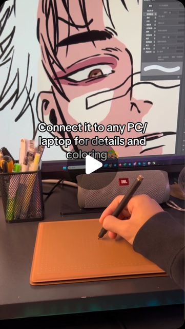 Syncify on Instagram: "If you struggle with digital arts but are good at drawing on papers, this is a game changer😭🙌

Dual mode (you can transform from one to another)
I) Syncing Sketchbook mode
II) Drawing Tablet mdoe (connected with PC/laptop)

Comment OR check out my profile to get yours🥰🔗" Digital Drawing Tablet, Drawing Tablet, Pc Laptop, Game Changer, My Profile, Sketch Book, Digital Art, Tablet, Laptop