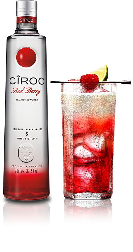 Ciroc Drinks, Cocktails Made With Vodka, Vodka Punch, Flavoured Vodka, Berry Cocktail, Ciroc Vodka, Punch Cocktails, Berry Punch, Cranberry Vodka