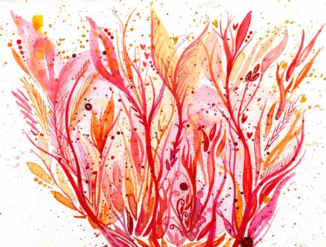 Fire Watercolor, Ice Art, Sketch Ideas, Painting On Paper, Watercolour Paper, Anime Pfp, Fire And Ice, Creative Expressions, Watercolour Painting