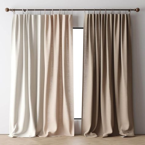 Japandi Curtains - Smother Your Windows in Zen Goodness Curtain Japandi, Japandi Window, Japandi Curtains, Japandi Loft, Japandi Color Palette, Living Room Japandi, Japandi Interiors, Japandi Decor, Airy Room