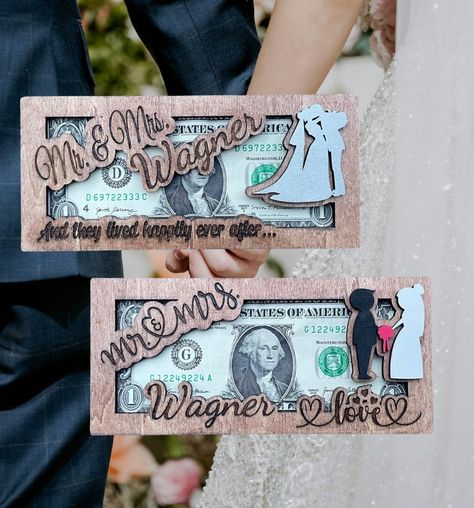 Looking for a unique wedding gift idea? 💍🎁 Check out this Personalized Wedding Gift Money Holder! Handmade with engraved design, personalized last name, and walnut stained wood. Perfect for the bride and groom! #WeddingGift #Personalized #BrideAndGroom #Handmade #WeddingIdeas 💑✨ https://www.ebay.com/itm/335374555986?mkcid=16&mkevt=1&ssspo=8pm2oxisr_o&ssuid=8pm2oxisr_o&media=IG&mkrid=711-127632-2357-0&widget_ver=freya&sssrc=4256139&jobId=6b694132-dbfa-4124-9db3-ddc30faff002 Money Gift For Wedding, Wedding Gift Ideas For Groom, Wedding Money Holder, Unique Wedding Gift Ideas, Wedding Gift To Husband, Cute Bridal Shower Gifts, Gift Money Holder, Wedding Gift Money, Bridesmaids Nails