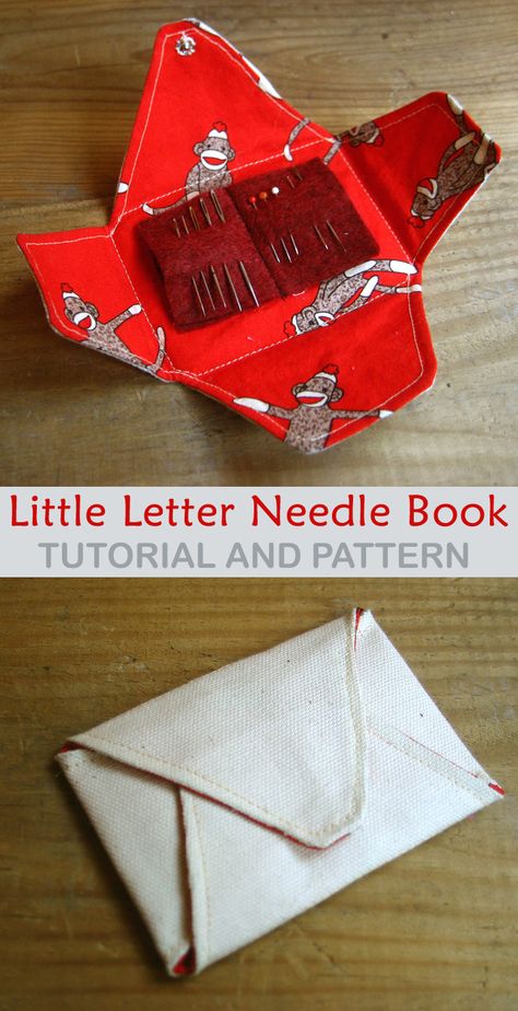 Needlecase Needle Book, Diy Sewing Needle Holder, Needle Cases Ideas, Diy Needle Case, Needle Book Diy, How To Make A Needle Book, Needle Keeper Free Pattern, Felt Needle Book Pattern Free, Cross Stitch Needle Book