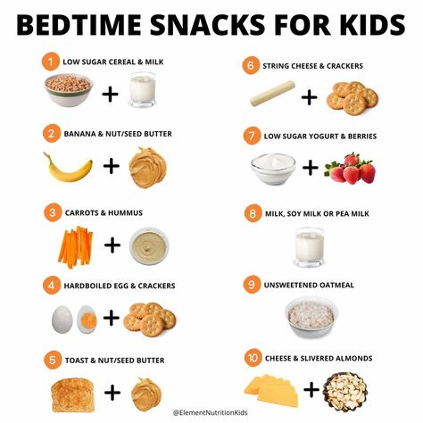 Balanced Snacks For Kids, Yogurt Snacks For Kids, Nutritious Toddler Snacks, Well Balanced Meals For Kids, Good Bedtime Snacks, Kids Bedtime Snacks, On The Go Snacks For Toddlers, Healthy Bedtime Snacks For Kids, 2 Year Toddler Meals