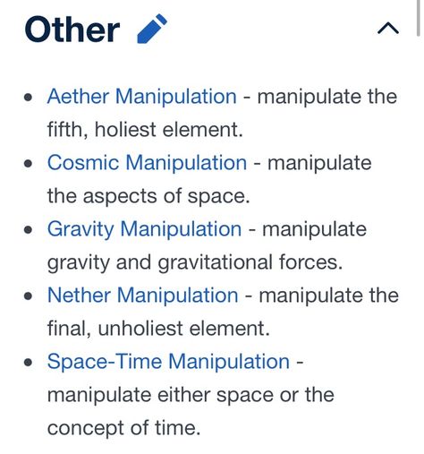 Powers 14/14 (Other) Space Powers List, Types Of Kinesis Powers, Types Of Powers List, Types Of Super Powers, Oc With Powers, Fantasy Powers List, Powers List Superpower, Power Ideas Superpower, Unique Superpowers Ideas