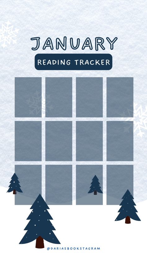 January Reading Tracker, January Book Tracker, January Reading, January Books, Book Room, Reading Tracker, Book Template, Reading Nook, Book Club