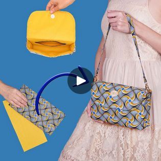 Diy Small Handbag, Sewing A Small Bag, Small Change Purses Diy, How To Sew A Small Crossbody Bag, Mini Bag Diy Sewing, E Purse, Tote Bags Sewing, Sewing Purses, Small Bag