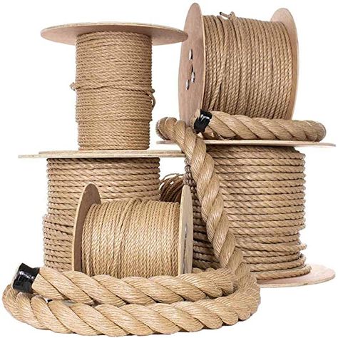 3 Strand Twist, Manila Rope, Half Hitch Knot, Rope Diy, Hanging Flower Baskets, Rope Weave, Sisal Rope, Rope Cord, How To Make Rope