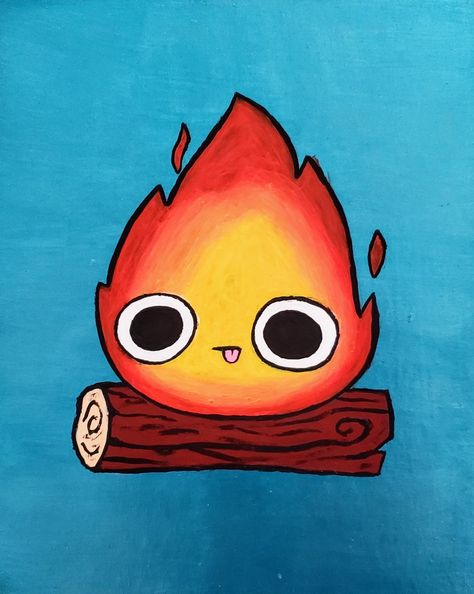 Calcifer Art, Personajes Studio Ghibli, Minimalist Icons, Studio Ghibli Art, Halloween Costumes Makeup, Ghibli Art, Ghibli Movies, Cool Rugs, Studio Ghibli