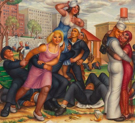 George Tooker, Paul Cadmus, Social Realism, Magic Realism, Painting Media, Whitney Museum, Famous Photographers, West Village, Coney Island