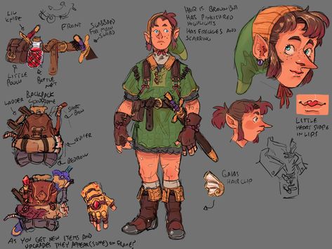 Link Redesign, Zelda Au, Zelda Drawing, Legend Of Zelda Characters, Band Nerd, Scene Art, Zelda Art, Gundam Art, Creature Concept