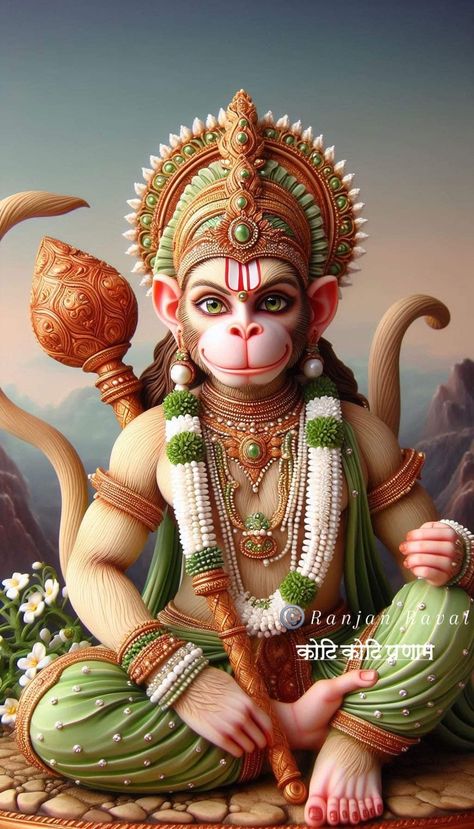 Hanuman Clay Art, Little Kanha Ji Images, Hanuman Images Hd, Hanuman Video, Hanuman Hd, God Hanuman, Mere Mahadev, Neem Karoli Baba, Spiritual Religion