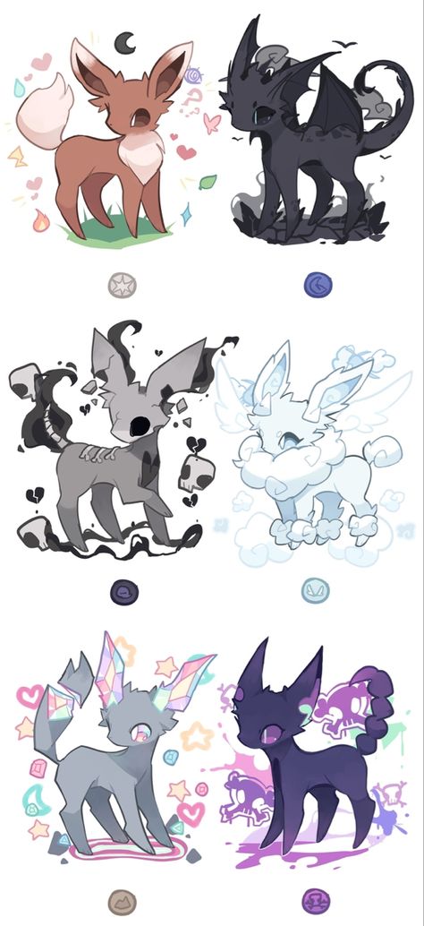 Eevee Cute, Solgaleo Pokemon, Pokemon Eevee Evolutions, Pokemon Fusion Art, Pokemon Breeds, Pokemon Eeveelutions, Fusion Art, Cute Pokemon Pictures, Pokemon Eevee