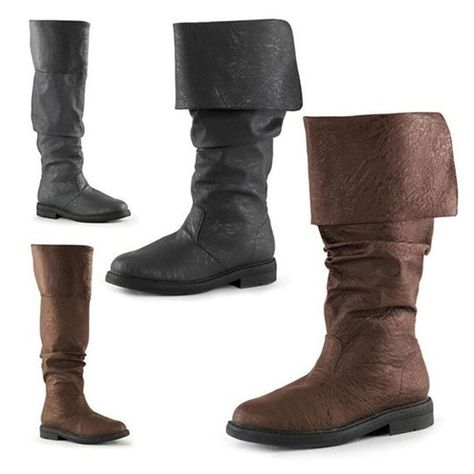 Flat Riding Boots, Pirate Boots, Shoes Trends, Knee High Boots Flat, Low Heel Boots, Fashion Shoes Flats, Spring Boots, Vintage Mens Fashion, Retro Shoes