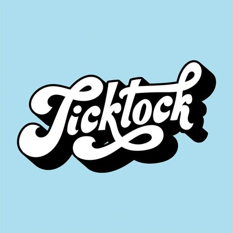 Tick tock word typography style illustration | free image by rawpixel.com / Tvzsu Ticks, Word Typography, Word Stickers, Unique Words, Tick Tock, Beige Background, Free Illustrations, Free Spirit, Free Image