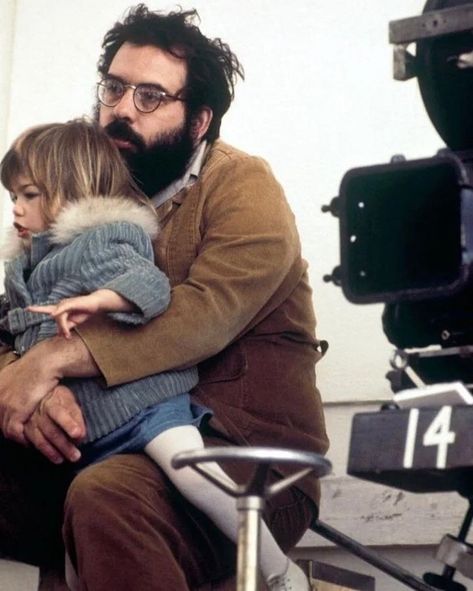 Francis Ford Coppola with Sofia Coppola on the set of The Godfather: Part II (1974) ❤️ #cinema #movies #actors #cinema #hollywood Sofia Coppola Godfather, Francis Coppola, The Godfather Part Ii, Francis Ford Coppola, Cinema Movies, Sofia Coppola, The Godfather, Sofia, Hollywood