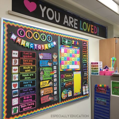 Kindergarten Classroom Layout, Kindergarten Classroom Design, Whole Body Listening, Classroom Expectations, Clip Chart, Classroom Bulletin Boards, Classroom Design, Education Kindergarten, Butcher Paper