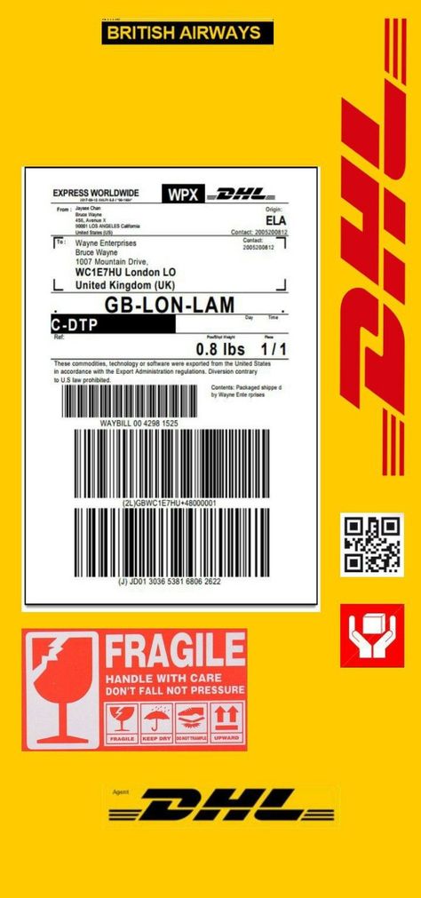 Dhl Phone Case, Dhl Wallpaper Iphone, Sticker Lockscreen, Dhl Wallpaper, Hype Wallpaper Aesthetic, Phone Cases Wallpaper, Barcode Design, Hype Wallpaper, Hypebeast Wallpaper