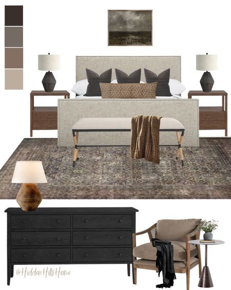 Verdugo Hydraulic Lift Up Storage … curated on LTK Espresso Bed Frame Bedroom Ideas, Dark Neutral Master Bed, Brown Bedroom Mood Board, Primary Bedroom Dark Furniture, Moody Modern Decor, Master Bedrooms Black Furniture, Brown Moody Bedroom, Linen Bedding Styling Color Schemes, Mix And Match Bedroom Furniture Ideas