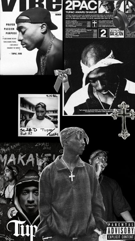 #2pac #tupacshakur #hiphop #rapper Tupac Wallpaper Aesthetic Black And White, Hiphop Wallpapers Aesthetic, Tupac Biggie Wallpaper, Tupac Album Cover Wallpaper, Old Rap Wallpaper, 50cent Wallpaper, Tupac Shakur Aesthetic, 90s Hiphop Aesthetic Wallpaper, Wallpaper Iphone Rappers