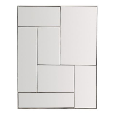 Fused Plates, Geometric Patterns Drawing, Patterns Drawing, Contemporary Mirrors, Magazine Layout Inspiration, Mirror Pattern, Entry Furniture, Study Room Design, Tile Design Pattern