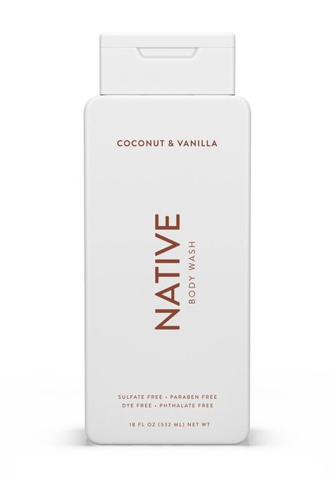 Native Coconut Vanilla, Best Smelling Body Wash, Native Body Wash, Coconut Body Wash, Vanilla Body Wash, Natural Body Wash, Tropical Scent, Body Washes, Vanilla Coconut