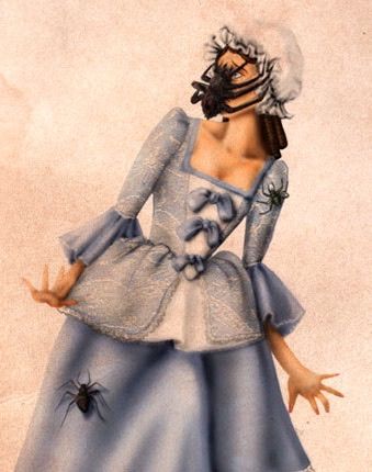 Miss Muffet Costume, Little Miss Muffet Costume, Scary Fairy, Halloween Horror Nights Orlando, Goth Pfp, Scary Tales, Little Miss Muffet, Miss Muffet, Horror Nights