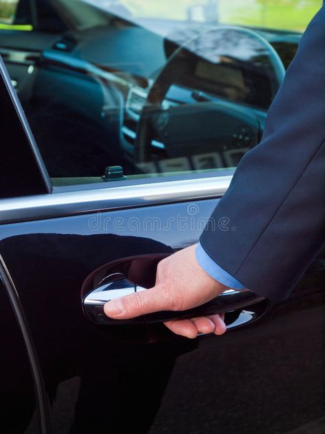 Hand on a car door. Businessman's hand opening door of his luxury car , #Ad, #door, #car, #Hand, #Businessman, #luxury #ad Opening Car Door For Her Aesthetic, Women Drivers, Opening Door, Opening Car, Door Interior, Clean Your Car, Photoshop Effects, Luxury Car, Car Maintenance