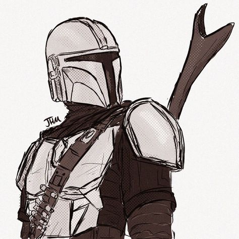 Mandalorian Sketch, Movie Sketches, Cara Dune, Star Wars Jokes, Star Wars Drawings, Star Wars 2, Book Things, Star Wars Artwork, Star Wars Fan Art