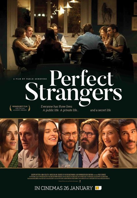 Perfect Strangers (2016) Full Mon, The Stranger Movie, Camilla Belle, The Last Song, Movies Worth Watching, Long Time Friends, Learning Italian, Movies 2019, Perfect Strangers