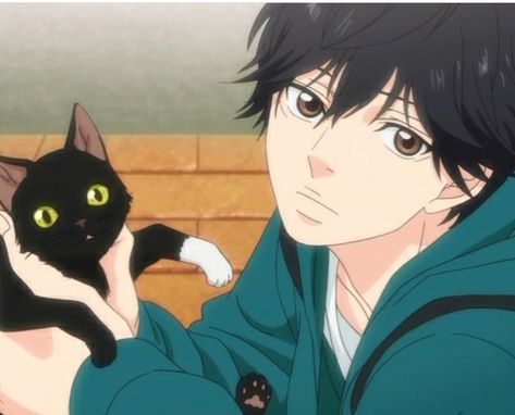 Ao Haru Ride Kou, Futaba Y Kou, Tamako Love Story, Blue Springs Ride, Ao Haru, Anime Cover Photo, Music Album Covers, Anime Pixel Art, Gothic Anime