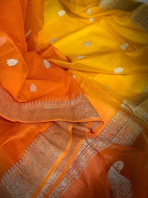 Kaddi Georgette Sarees, Indian Clothes Women, Chiffon Saree Party Wear, Khaddi Georgette Saree, Different Types Of Sarees, Pure Chiffon Sarees, Online Shopping Sarees, Banaras Sarees, Pure Georgette Sarees