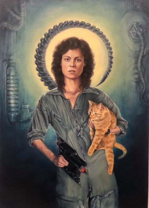 Aliens Movie Art, Alien Ripley, Conquest Of Paradise, Giger Alien, Alien 1979, Alien Artwork, Movie Tattoo, Art Alien, Foto Gif