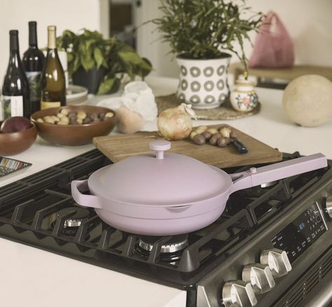 Pots And Pans Photography, Our Place Pan, Our Place Cookware, Always Pan, Colorful Pots And Pans, Our Place Always Pan, Cookware Gifts, Pot & Pan Handles, Apartment Style