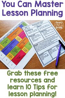 Organisation, How To Lesson Plan For Homeschool, Easy Lesson Plan Template, Lesson Planning Tips, Pacing Guide Template, How To Make A Lesson Plan, How To Lesson Plan, Lesson Planning Tips New Teachers, Lesson Plan Template Free Elementary