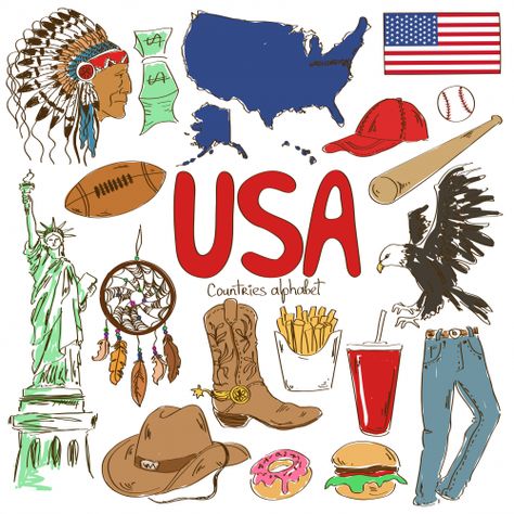 Cowboys, burgers, and baseball–true American culture! Help your child learn about the United States’ geography and culture with this free download. Not Usa Culture, Geography For Kids, Map Printable, Usa Country, Australia Map, World Geography, Japan Culture, Arte Inspo, World Cultures