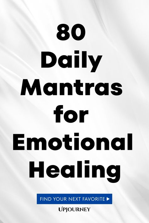 80 Daily Mantras for Emotional Healing Daily Mantra Positive Affirmations, Mantras For Healing, Nurture Your Soul, Psychology Terms, Daily Mantras, Relationship Quizzes, Coping With Loss, Happiness Journal, Daily Mantra