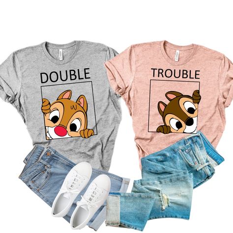 Best Friend Disney Shirts, Duo Shirts, Best Friend Disney, Disney Shirts Matching, Best Friends Shirts, Bestie Things, Friends Shirts, Disney Trip Outfits, Disney Best Friends