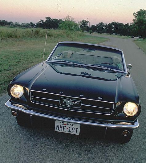 1965 Mustang Convertible, Black Mustang, Vintage Mustang, 1965 Mustang, Old Vintage Cars, Mustang Convertible, American Classic Cars, Mustang Cars, Sweet Cars