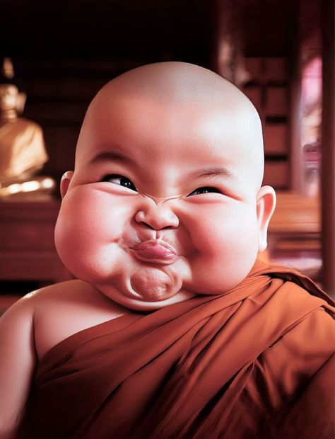 Little Buddha, Funny Emoticons, Buddha Quotes Inspirational, Zen Buddhism, 90s Cartoon, Chris Chan, Cute Funny Babies, Cute Love Cartoons, Happy Eid